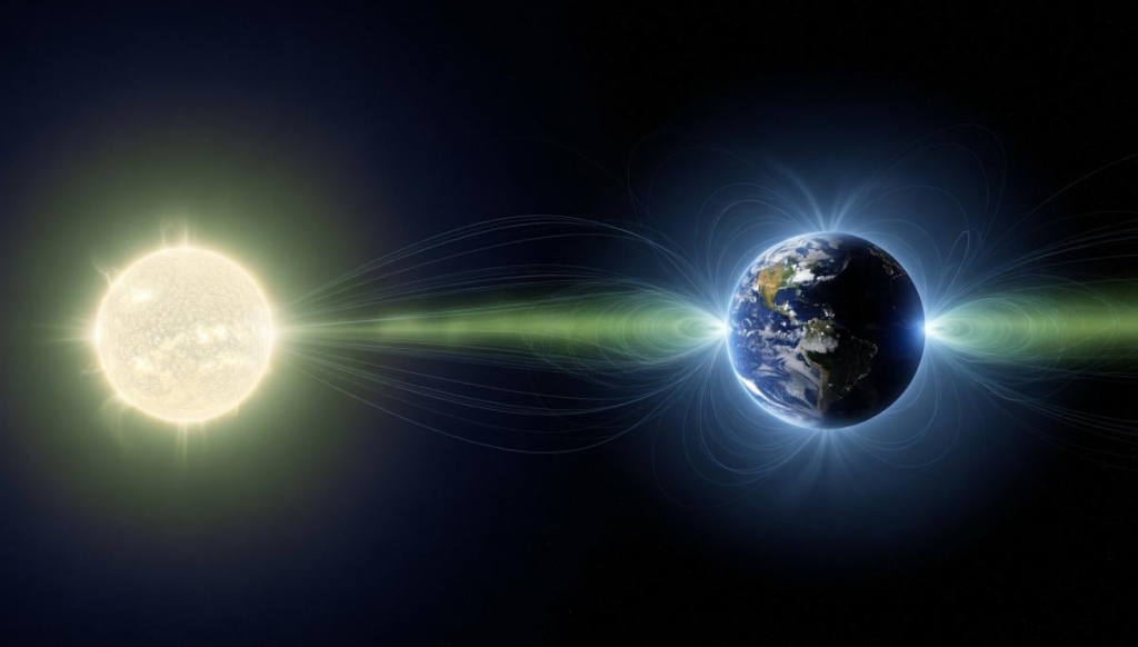 Стало відомо, коли закінчиться магнітна буря на Землі (графік) 1 Маколлаж УНИАН