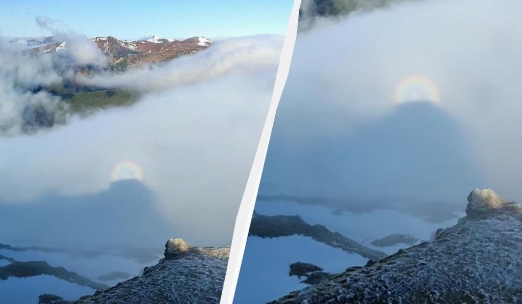 У Карпатах з'явився Брокенський привид: таємничий силует потрапив на відео 1 ко