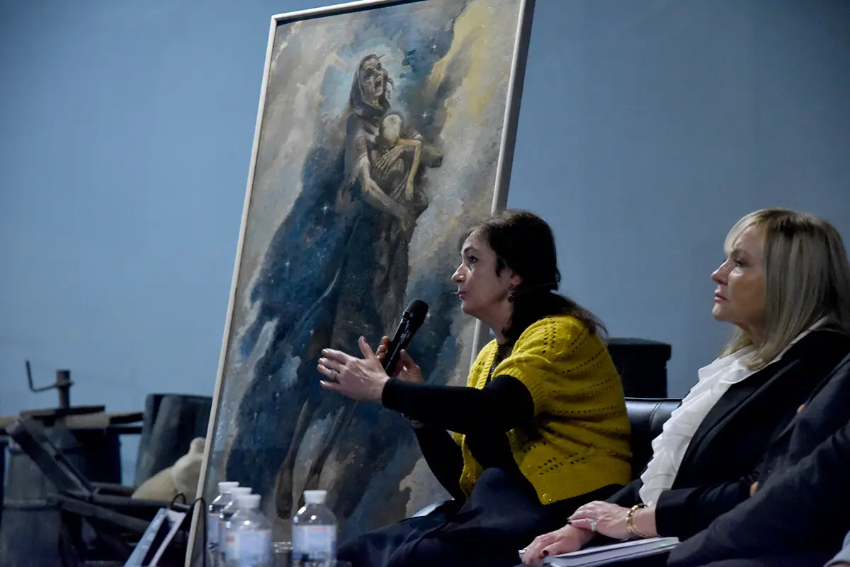 У Музеї Голодомору після реставрації презентували першу у світі картину про геноцид Рік 1933 9