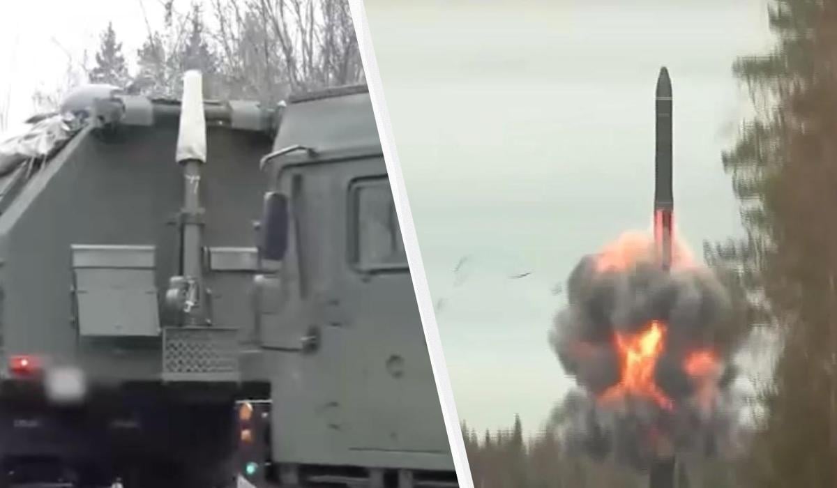 Білорусь показала розгортання "Орєшніка" / Колаж УНІАН, скриншоти