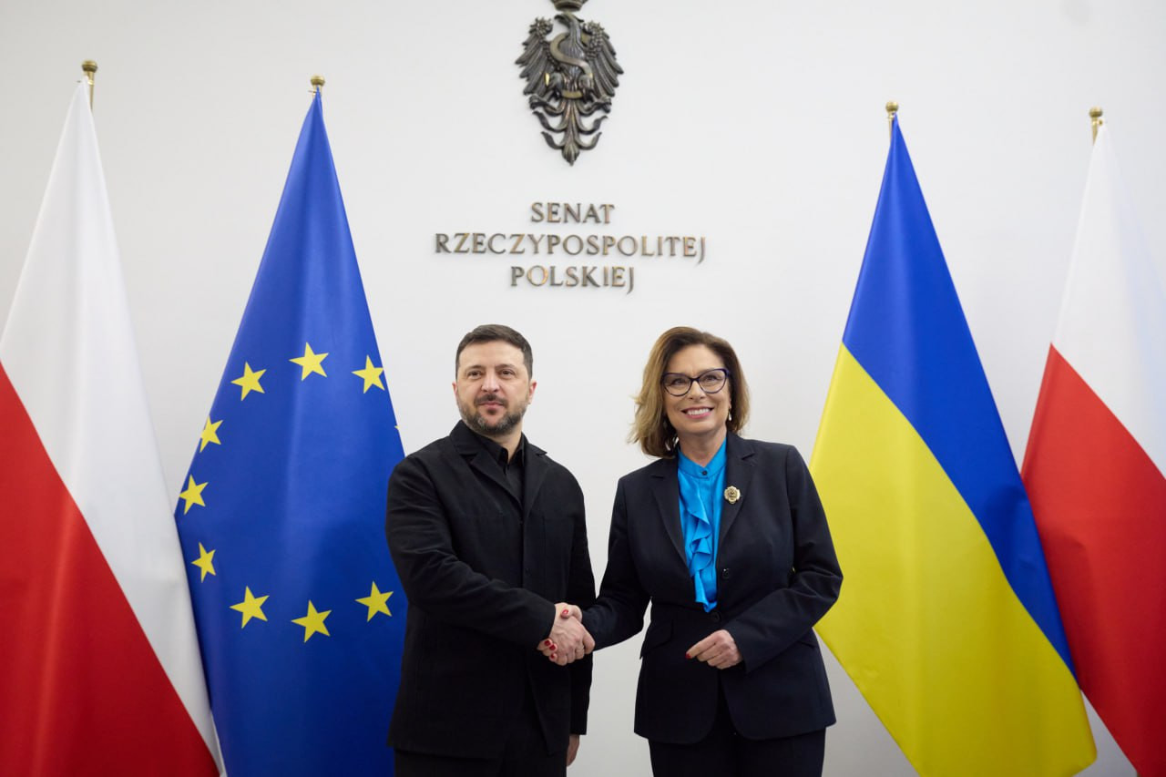 Зеленський провів зустріч з Туском, Чажастим і Кідавою-Блонською 1