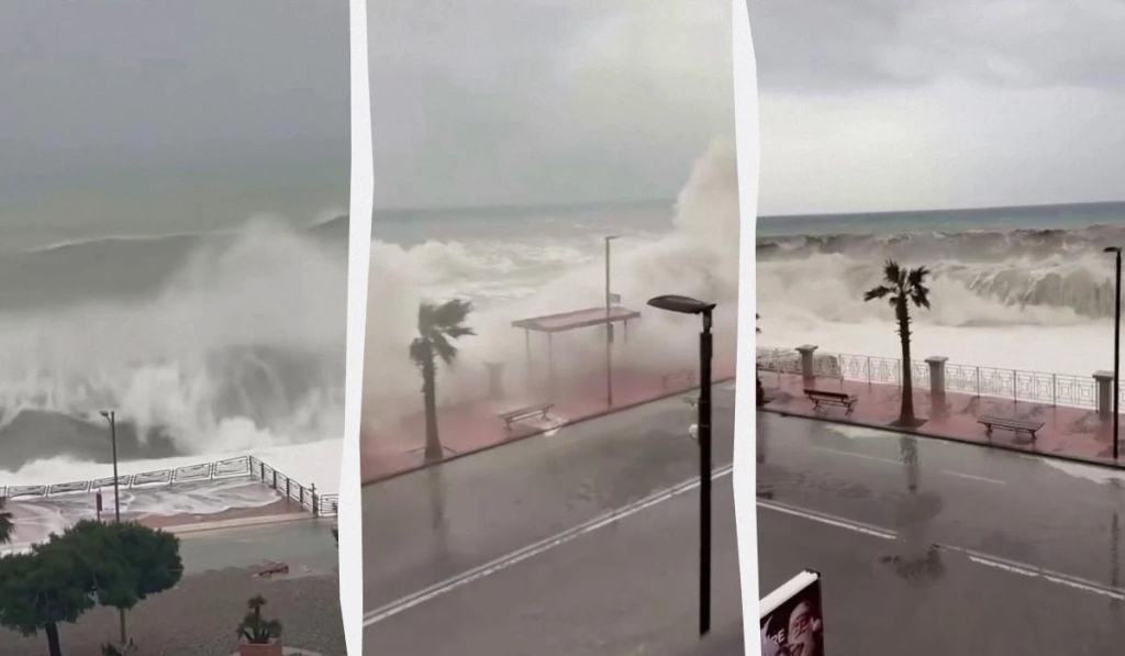 Страшний циклон вдарив по Італії: 8-метрові хвилі руйнують узбережжя (відео)