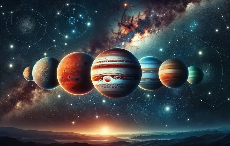 28 лютого 2026 року відбудеться парад планет, під час якого можна буде спостерігати за кількома небесними тілами. Які саме планети будуть видимі та як правильно їх спостерігати? 1