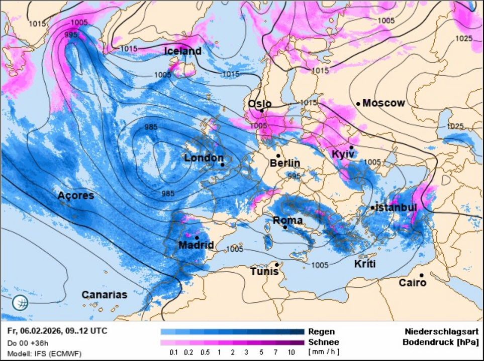 Атлантика сипле снігом: синоптик розповіла, як зміниться погода в Україні завтра 2
