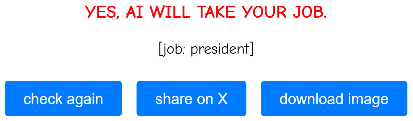 Чи забере ШІ вашу роботу? В мережі завірусився сайт-прогноз для всіх професій 3