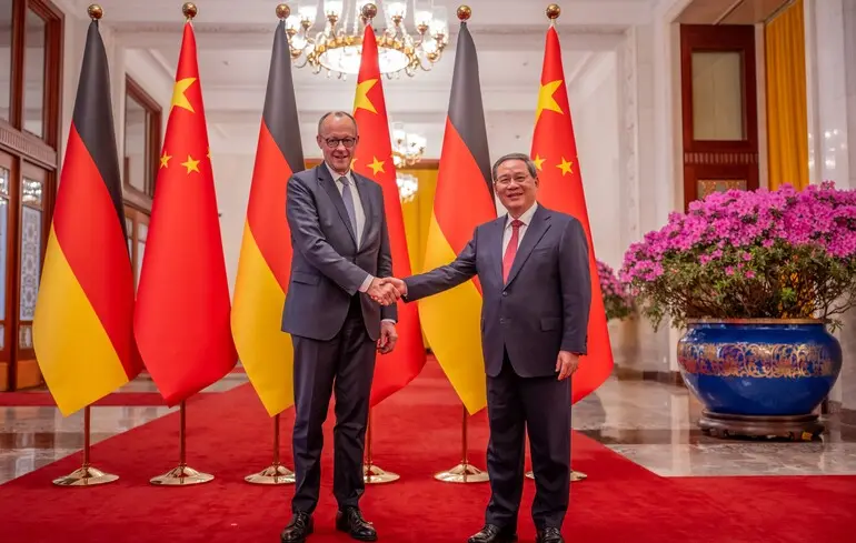Фрідріх Мерц відвідав Китай - яку заяву він озвучив під час зустрічі з прем'єром Державної ради Китаю. 1