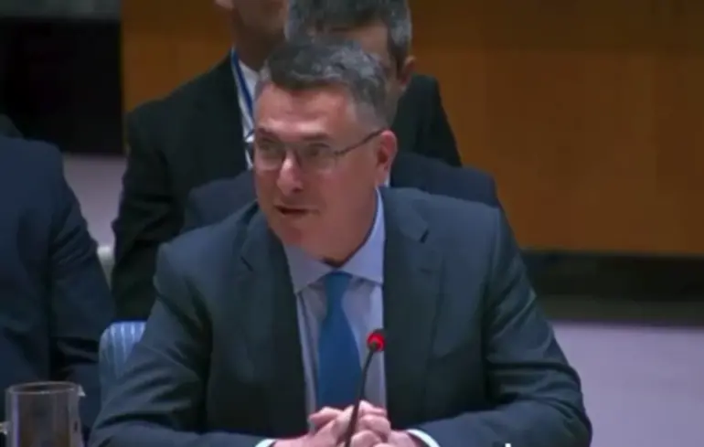 Гідеон Саар висміяв виступ Небензі в ООН, відеозапис. 1