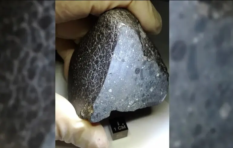Метеорит Чорна красуня - у найпопулярнішому марсіанському метеориті виявлено воду - зображення. 1