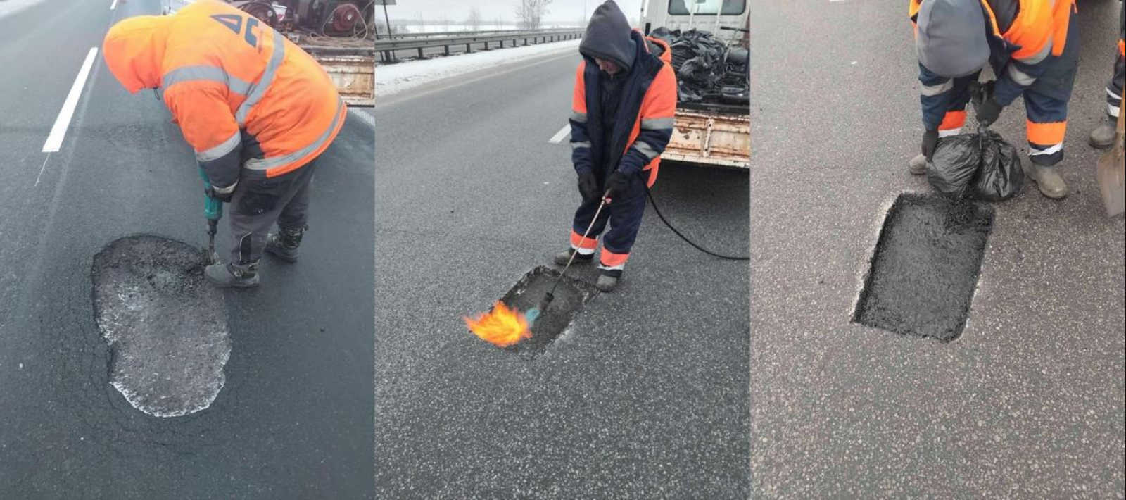 На дорогах яма на ямі: чому на Київщині зараз кладуть "холодний" асфальт і чи ефективно це 2