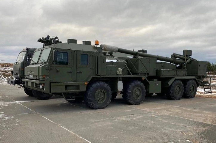 Росія проводить модернізацію 2С44 «Гіацинт-К» за аналогією з українською самохідною артилерійською установкою «Богдана». 1