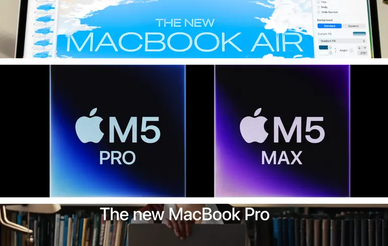 Apple анонсувала нові моделі MacBook Pro та MacBook Air, оснащені чипом M5, який забезпечує до 8 разів вищу продуктивність у сфері штучного інтелекту та до 24 годин роботи без підзарядки. Apple анонсувала нові моделі MacBook Pro та MacBook Air, оснащені чипом M5, який забезпечує до 8 разів вищу продуктивність у сфері штучного інтелекту та до 24 годин роботи без підзарядки. 1