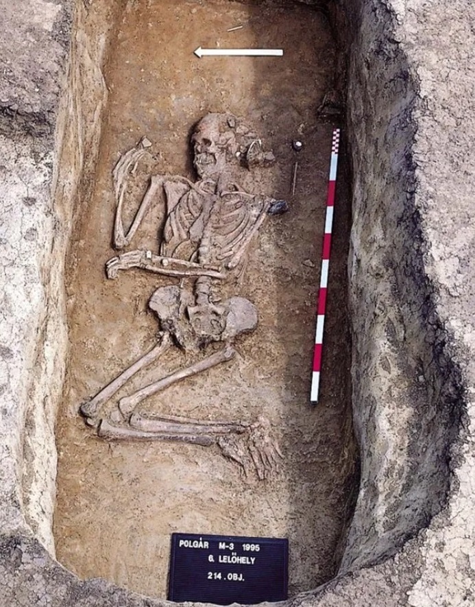 Археологи виявили, що стародавню жінку поховали в чоловічому одязі, що викликало певні запитання. Дослідники розглянули цю знахідку та її значення, проаналізувавши обставини поховання. Фотографії з розкопок ілюструють деталі цього унікального випадку. 2