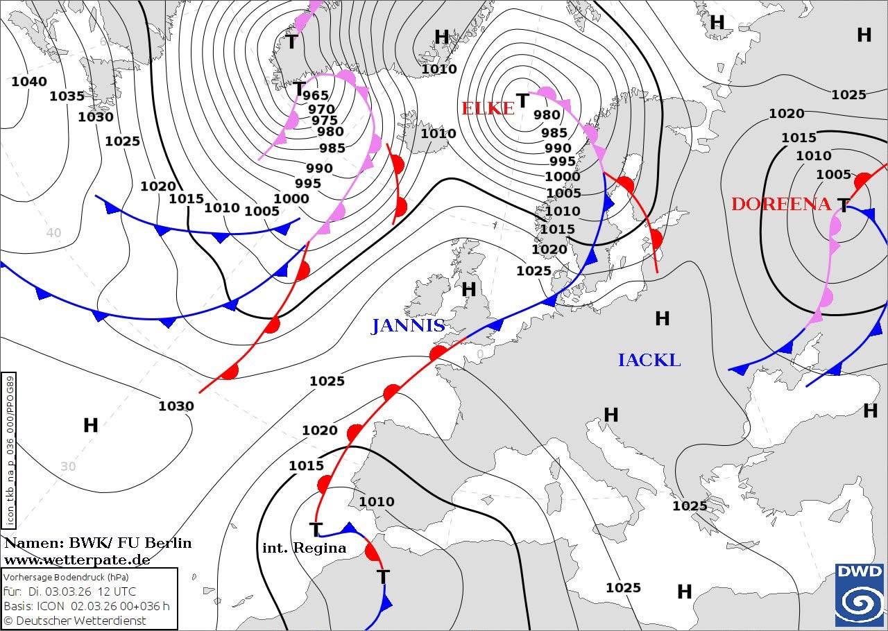 Циклон Doreena змінить погоду в Україні: де сьогодні чекати опадів Циклон Doreena змінить погоду в Україні: де сьогодні чекати опадів 2