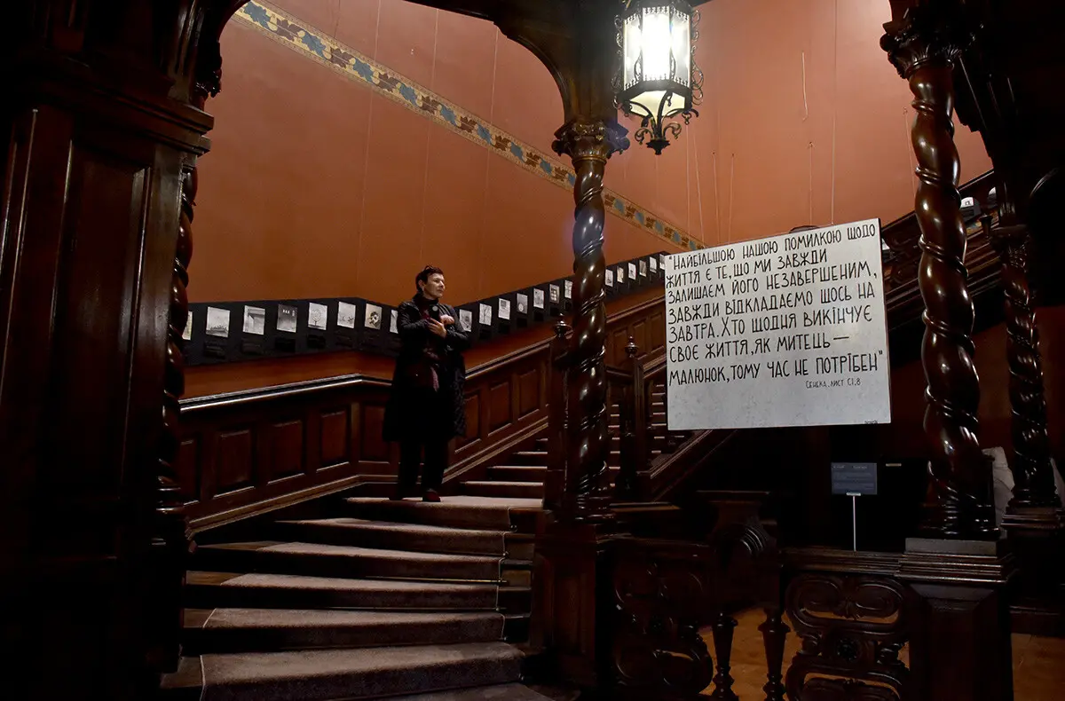 Гамлет Зіньківський презентував новий цикл графіки у Музеї Ханенків 2