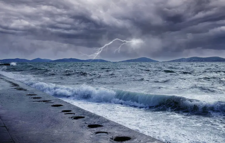 Кліматичні зміни можуть мати значний вплив на людство - потужні тайфуни сприяли зменшенню чисельності населення давнього Китаю. 1