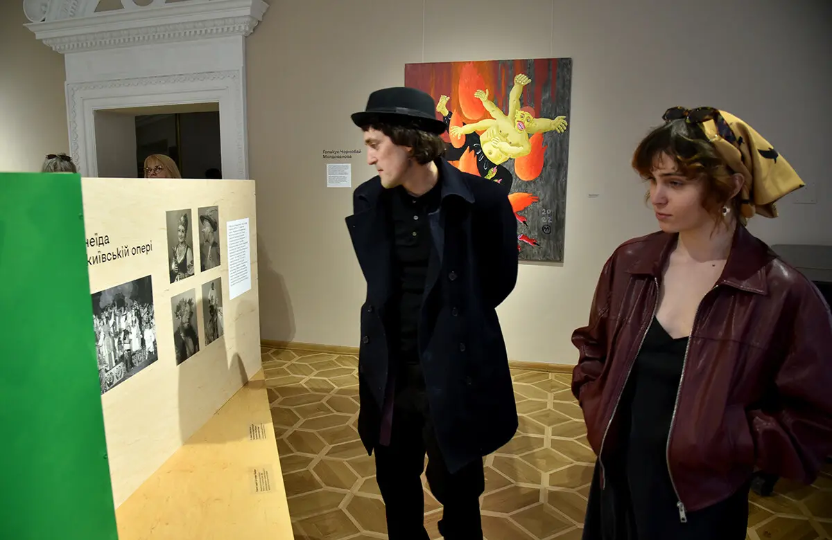 Павло Гудімов та Діана Клочко представили візуальне дослідження Енеїди у стінах театру Франка 2