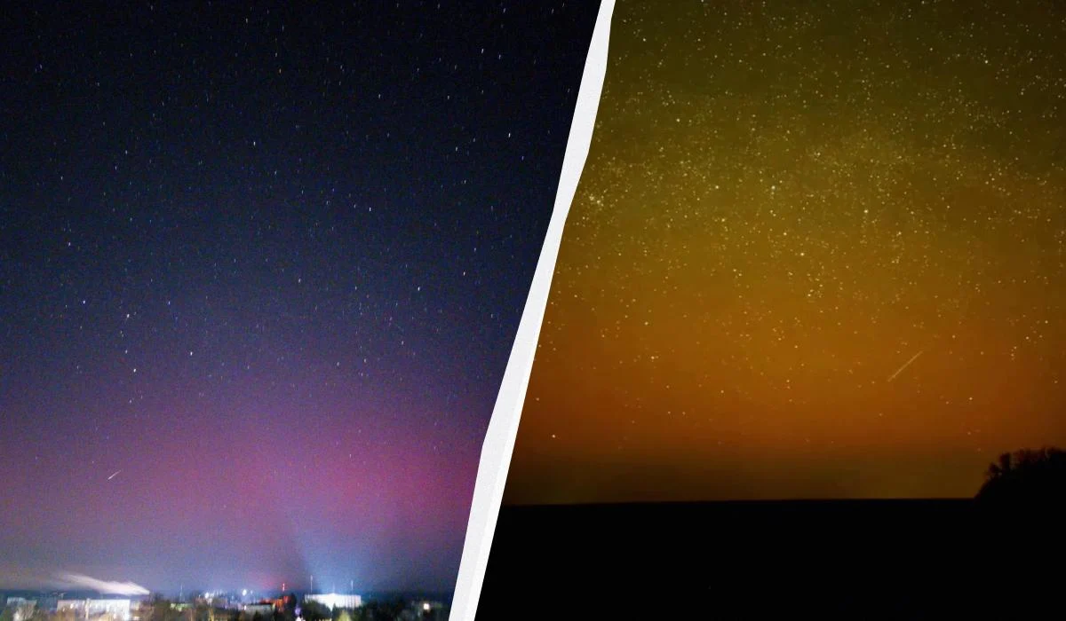 Північне сяйво зафіксували в кількох регіонах України (фото, відео). 1 Північне сяйво помітили одразу в кількох областях України (фото, відео)