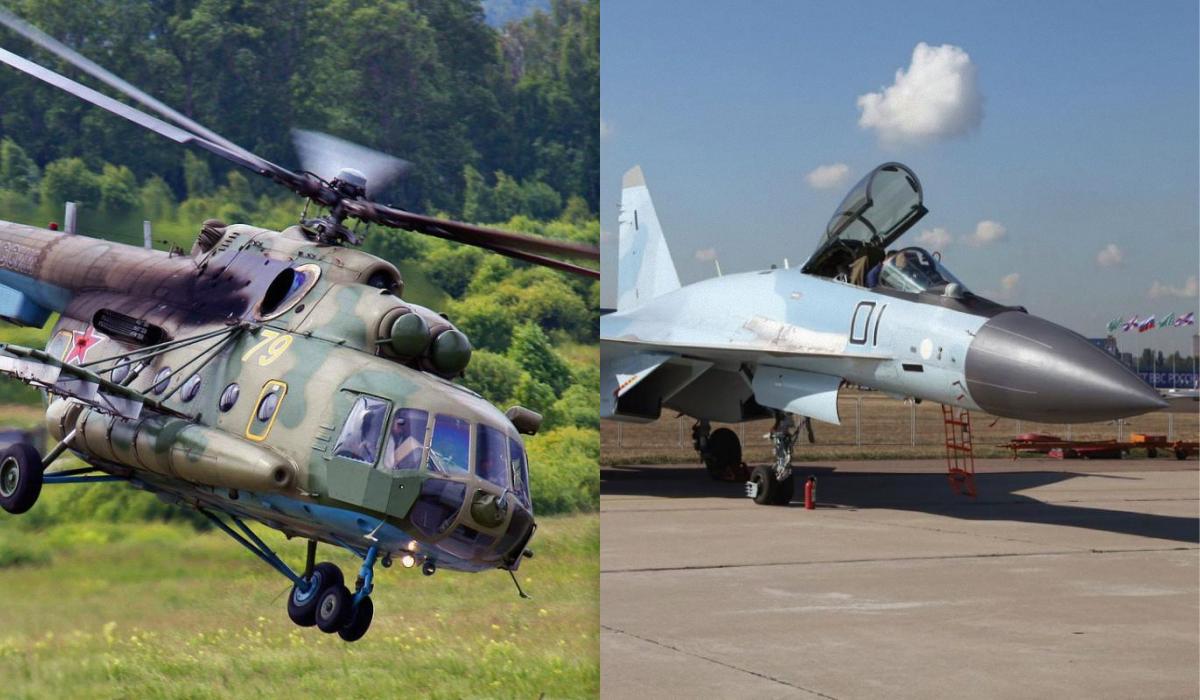 Протягом трьох тижнів внаслідок авіаційних інцидентів було пошкоджено щонайменше вісім літаків і вертольотів Російської Федерації. 1 Щонайменше 8 літаків і вертольотів РФ було пошкоджено внаслідок авіаінцидентів за три тижні