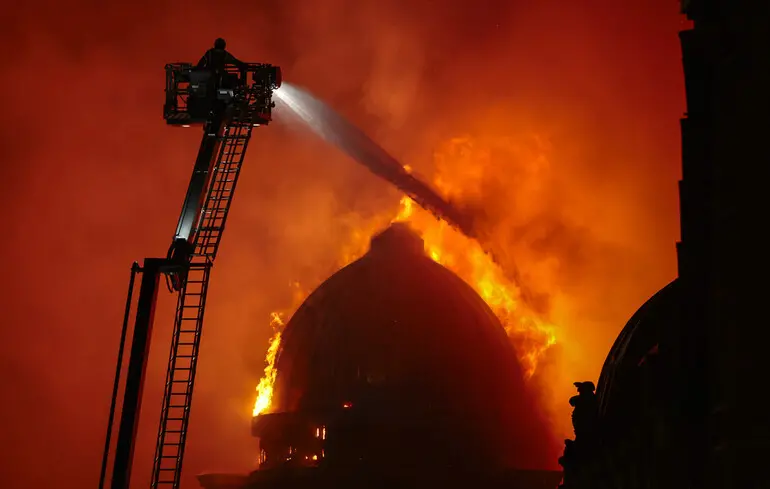 У районі вокзалу Глазго сталася пожежа – що відбулося. 1