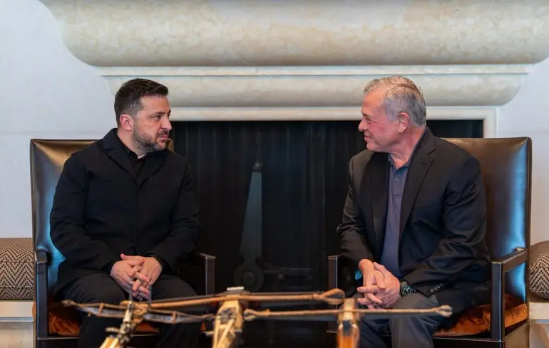 Зеленський висловив пропозицію Йорданії щодо забезпечення захисту від безпілотників. 1