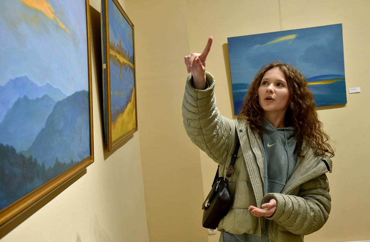 Земне у сув’язі з небесним - у музеї Шевченка відкрили ювілейну виставку Анатолія Марчука - фото 29