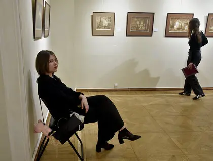 Земне у сув’язі з небесним - у музеї Шевченка відкрили ювілейну виставку Анатолія Марчука - фото 10