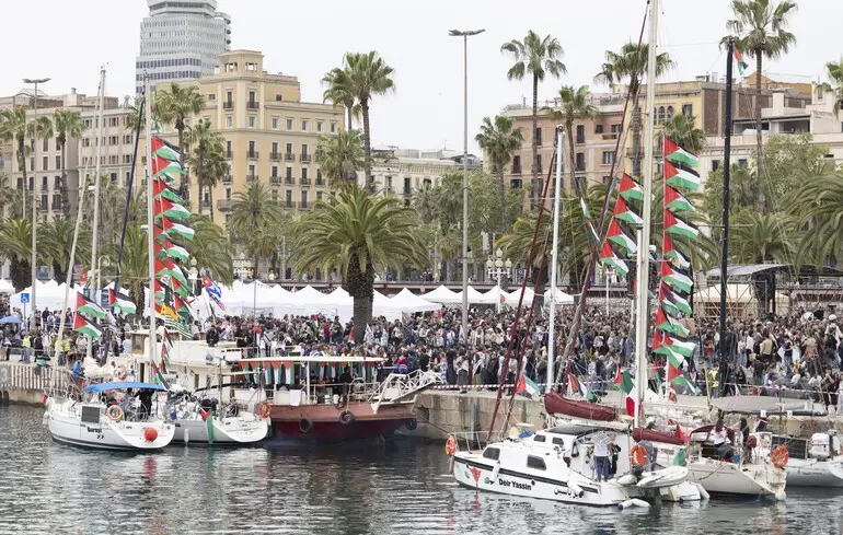 Флотилія, що прямує до Гази, у 2026 році складається з 39 суден, які вирушили з Барселони. 1