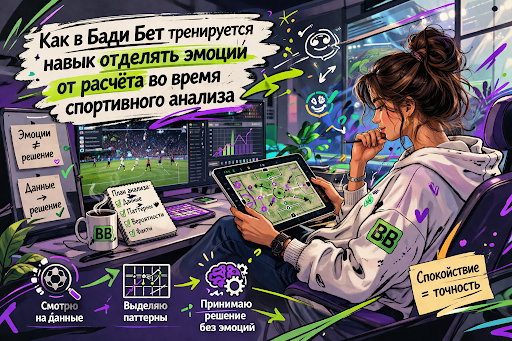 Как в Бади Бет тренируется навык отделять эмоции от расчёта во время спортивного анализа 1