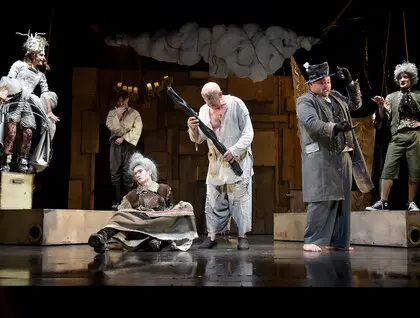 Мольєр у Києві вистава Скупий про правду, гроші та ілюзії - фоторепортаж 9