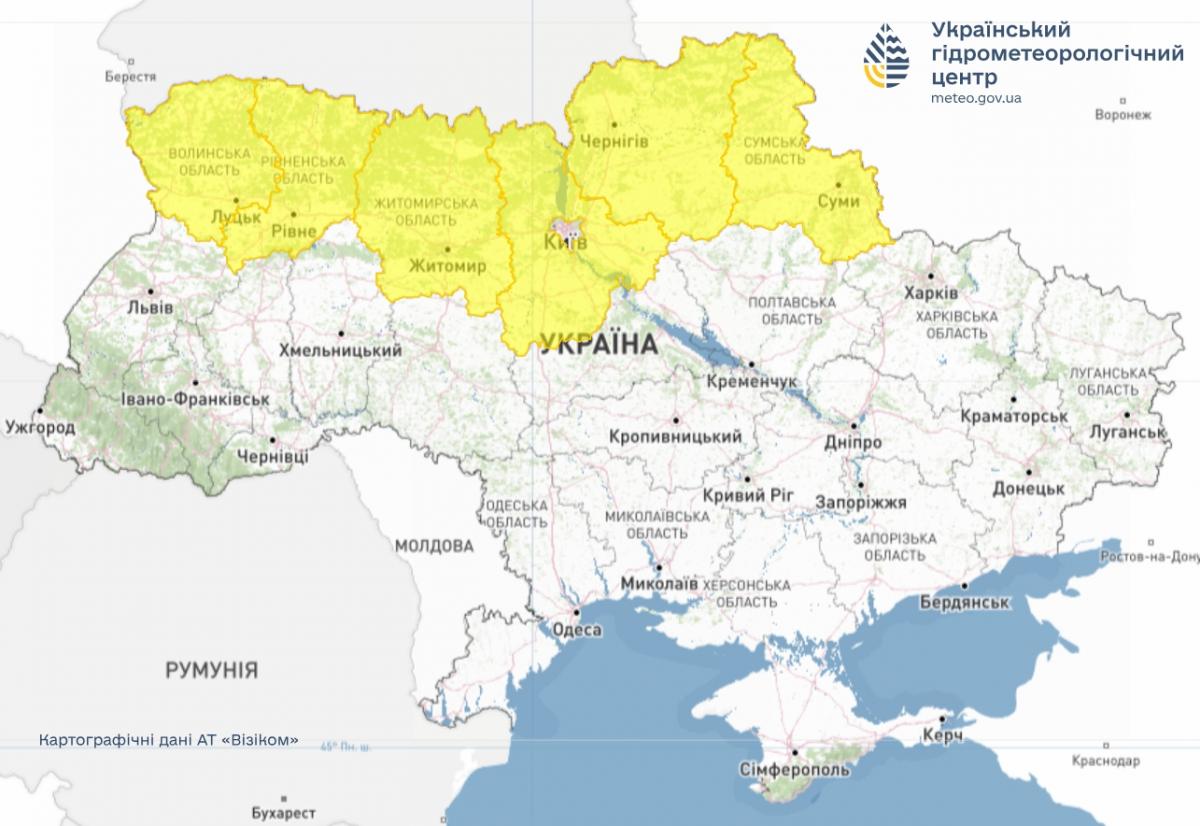 На українців чекає небезпечне явище: синоптики розказали, кого торкнеться (карта)