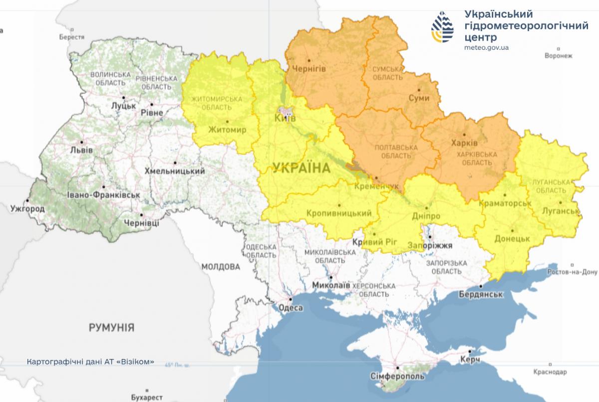 На українців чекає небезпечне явище: синоптики розказали, кого торкнеться (карта)
