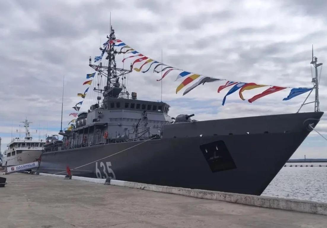 Російський флот отримав корабель "нового покоління", якому дали ім&rsquo;я "Полярний" (фото)