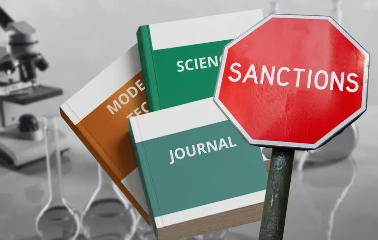 Санкції щодо Російської Федерації - наукове видавництво Springer Nature продовжує випускати матеріали, що містять російську пропаганду. 1