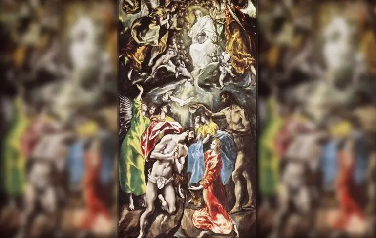 Штучний інтелект виявив, хто завершив картину Ель Греко "Хрещення Христа". 1