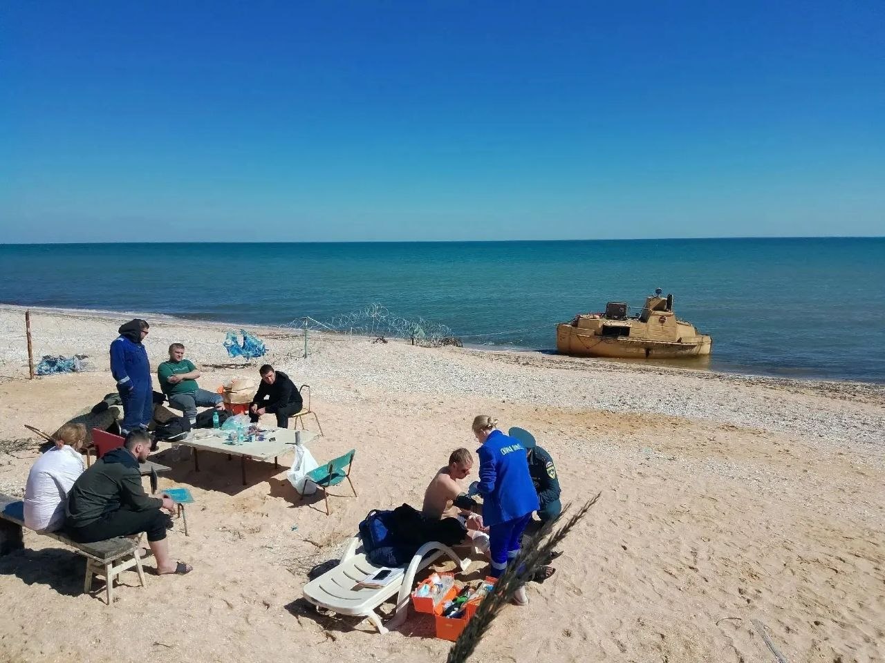 У Азовському морі стався інцидент, внаслідок якого затонув російський корабель, що призвело до загибелі військовослужбовців Росії. 2