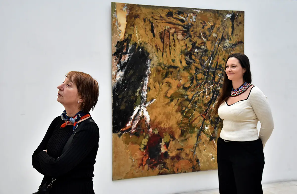 У Музеї Шевченка в Уиєві відкрилася виставка підсумків 30-річної роботи художників Бевзи, Лебединця та Литвиненка 8