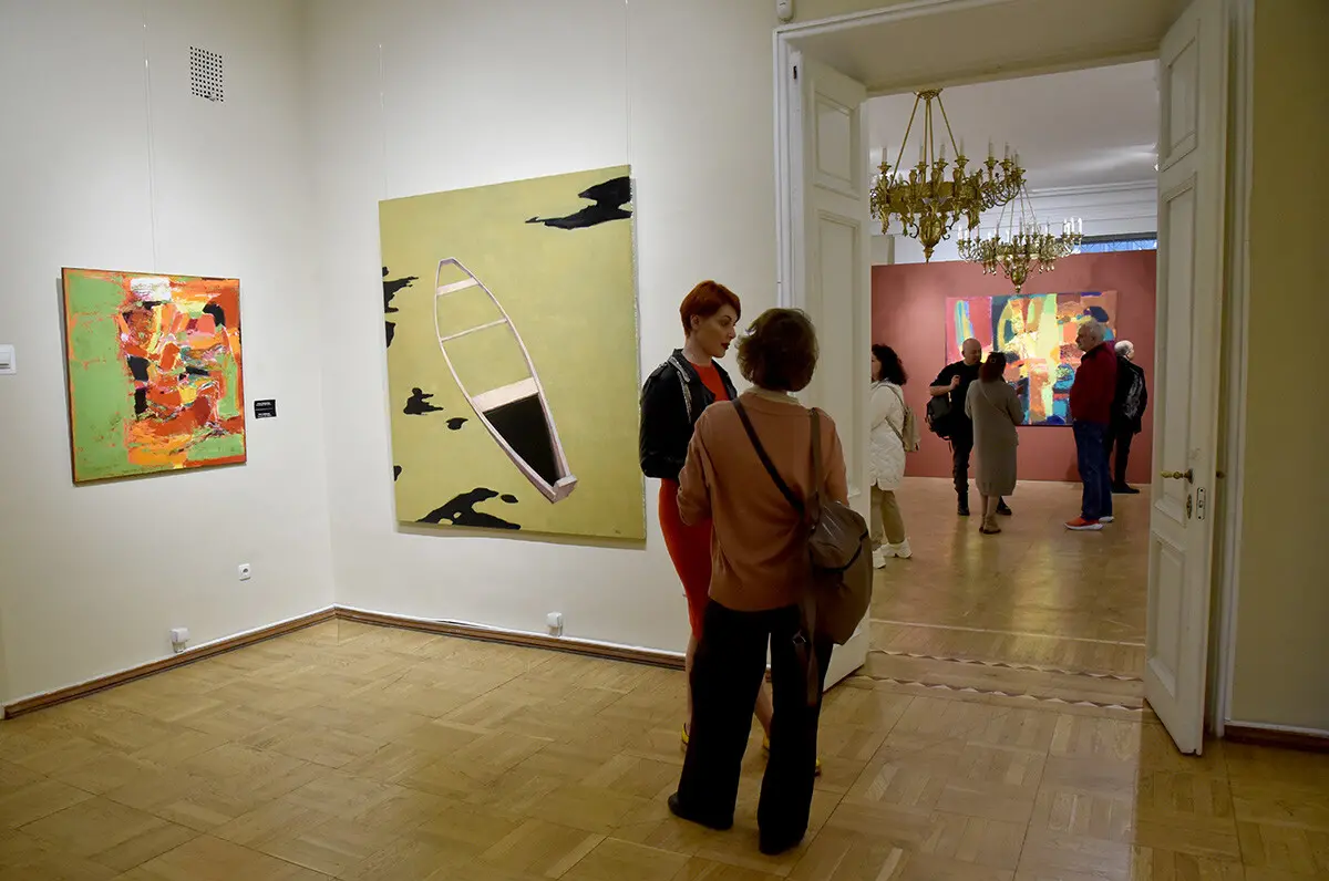 У Музеї Шевченка в Уиєві відкрилася виставка підсумків 30-річної роботи художників Бевзи, Лебединця та Литвиненка 5