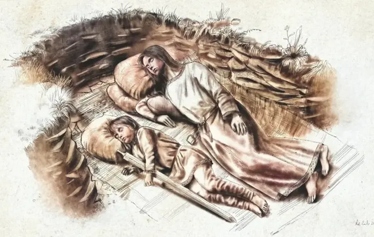 У Великій Британії вчені виявили давню могилу, в якій поховані підліток і маленький хлопчик, що були братом і сестрою. 1