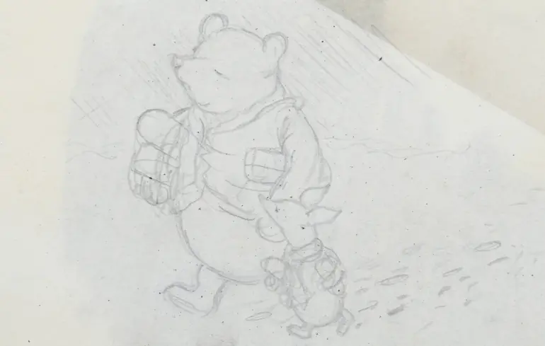 Вперше показали ранні ескізи Вінні-Пуха - у Лондоні пройде виставка до 100-річчя культової книги - новини культури 1