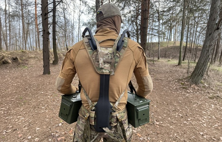 Збройні сили України випробовують новий екзоскелет «Гюрза-1». 1