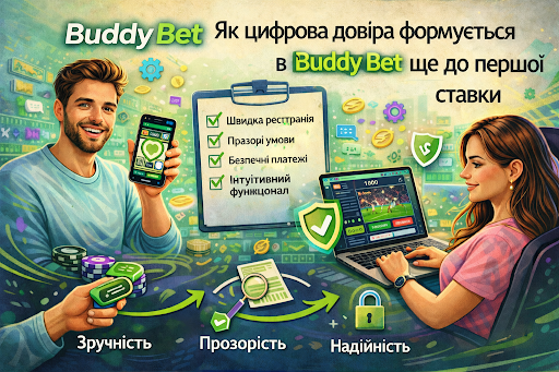 Як цифрова довіра формується в Buddy Bet ще до першої ставки 1