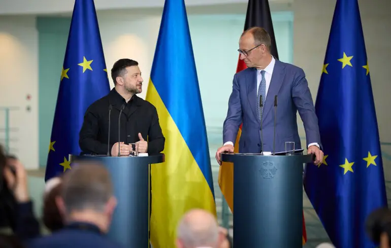 Зеленський та Мерц провели переговори щодо повернення чоловіків з-за меж країни. 1