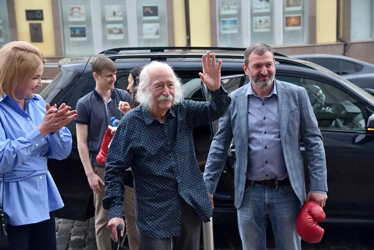 Іван Марчук відвідав свою ювілейну виставку в Музеї історії Києва 10