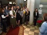 Картини з Херсона, які дивом не вкрали окупанти, виставили у Києві 15