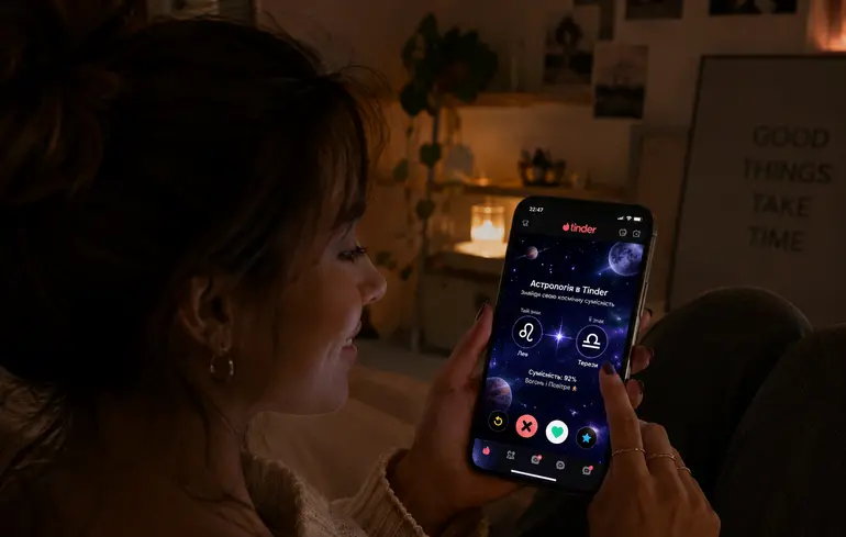 Tinder привернув нових користувачів завдяки астрологічним функціям - Match Group з новими можливостями зменшив темпи зниження кількості користувачів - новини технологій. 1