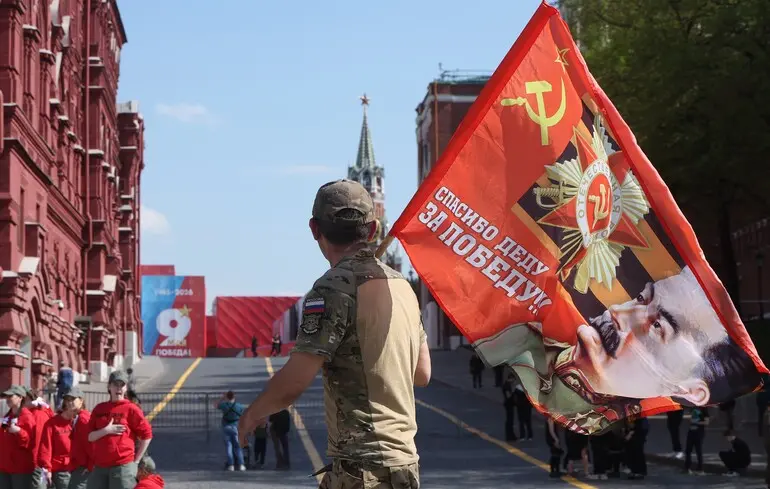 У Москві на параді 9 травня було посилено охорону президента Путіна. 1