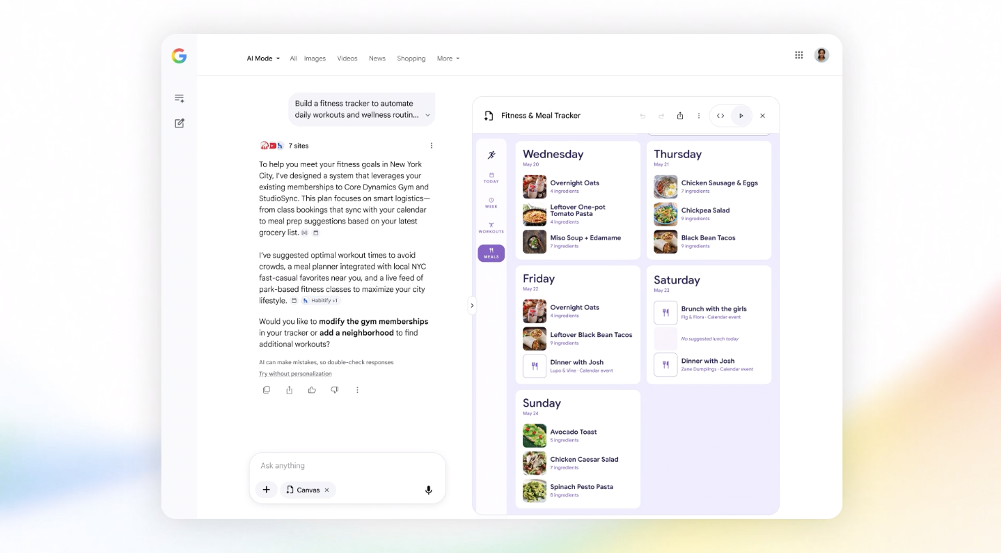 У пошуковій системі Google з'явилися нові функції, що включають агентів штучного інтелекту, призначених для здійснення покупок та бронювань. У пошуковій системі Google з'явилися нові функції, що включають агентів штучного інтелекту, призначених для здійснення покупок та бронювань. 6