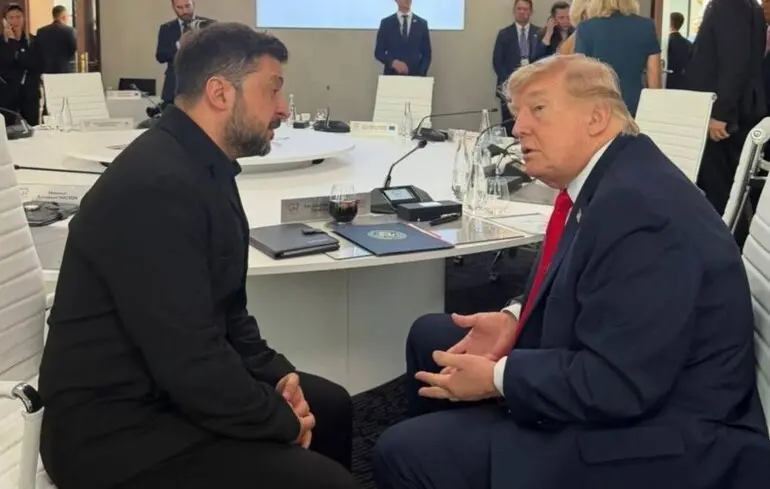 Саміт G7 у Франції – зустріч Зеленського та Трампа. Саміт G7 у Франції – зустріч Зеленського та Трампа. 1